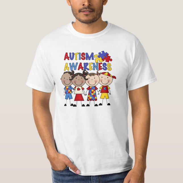 Camiseta La figura del palillo embroma conciencia del (Anverso)