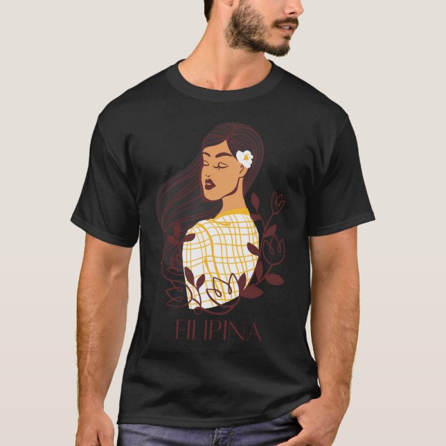 Camiseta La filipina pino filipina con un Sa (Anverso)