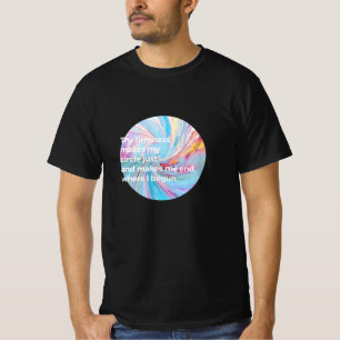 Camiseta La firmeza de la oferta turquesa