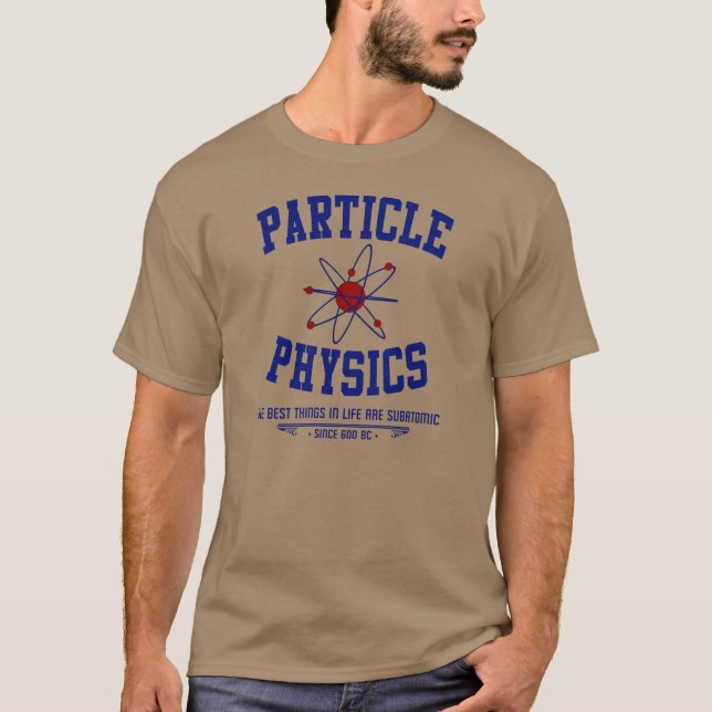 Camiseta La física de partícula (Anverso)