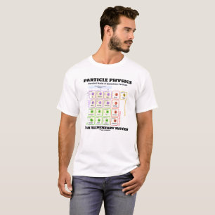 Camiseta La física de partícula es un modelo elemental de