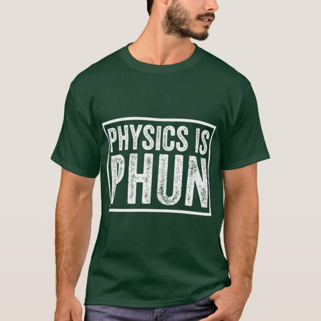Camiseta La física es divertida retro (Anverso)