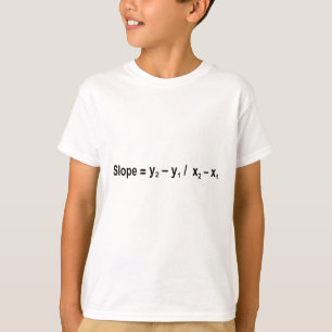 Camiseta La física matemática de la fórmula Slope