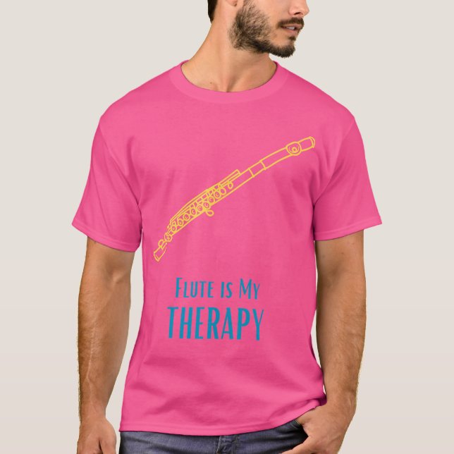 Camiseta La Flauta Es Mi Regalo Terapéutico De Estilo De Vi (Anverso)