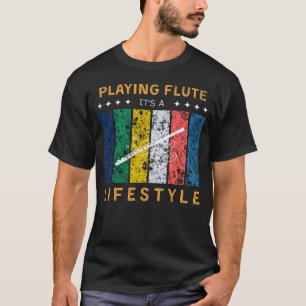 Camiseta La flauta es un té divertido de estilo de vida
