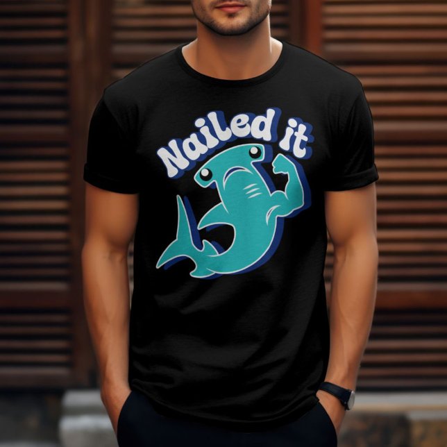 Camiseta La Flexación de tiburón martillo la clavó (Subido por el creador)