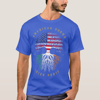 Camiseta La flor de Irlanda de los Estados Unidos crece en