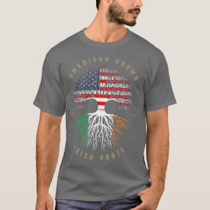 Camiseta La flor de Irlanda de los Estados Unidos crece en 