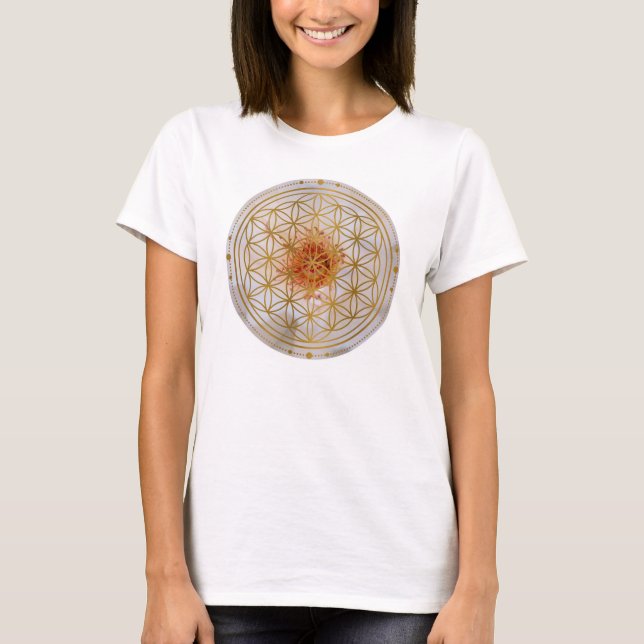 Camiseta la flor de la vida (Anverso)