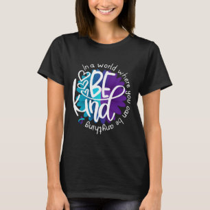 Camiseta La flor margarita sea amable prevención del suicid
