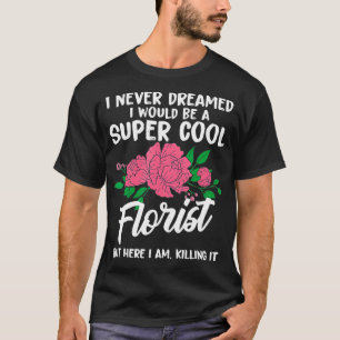 Camiseta La flor rara vez florista