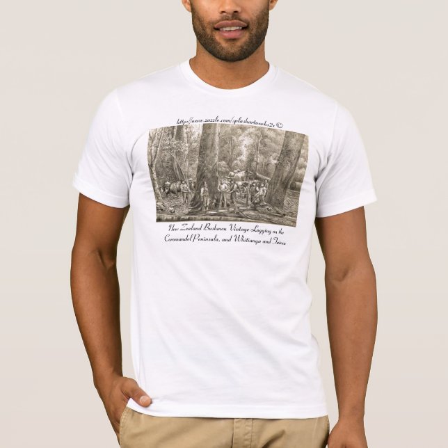 Camiseta "La Flora Forestal - Nueva Zelanda" (Anverso)