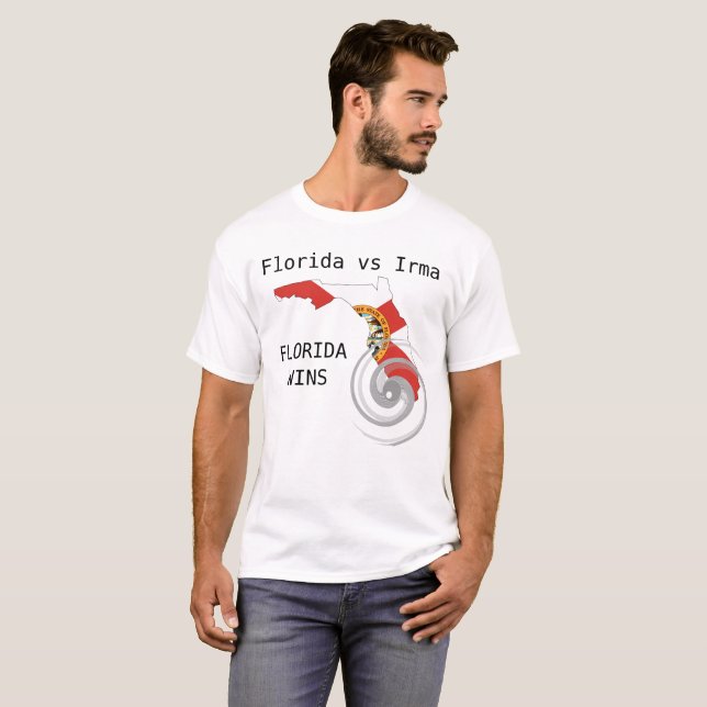 Camiseta La Florida contra Irma, triunfos de la Florida (Anverso completo)