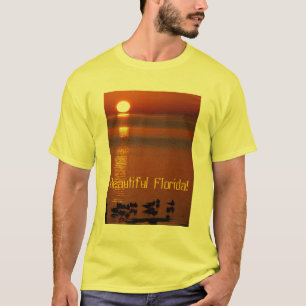 Camiseta ¡La Florida hermosa! puesta del sol sobre la