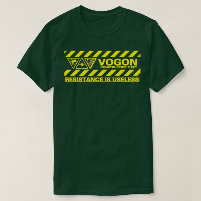 Camiseta La flota de constructores de vogon inspirada por l (Diseño del anverso)