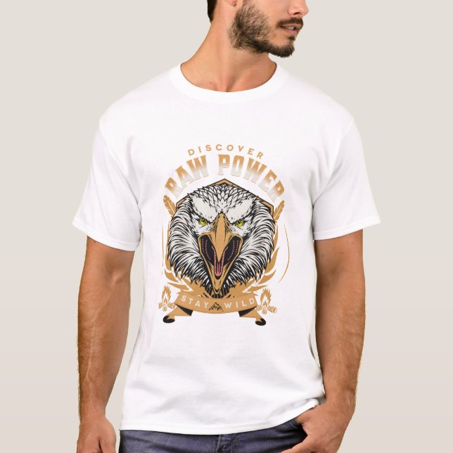 Camiseta La Force Brute Citation Inspiration Message Phrase (Anverso)