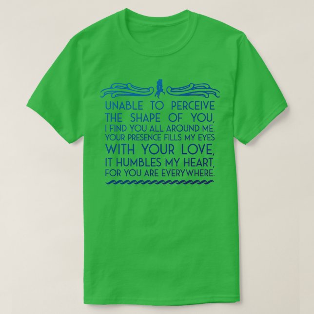 Camiseta La forma del agua (Diseño del anverso)
