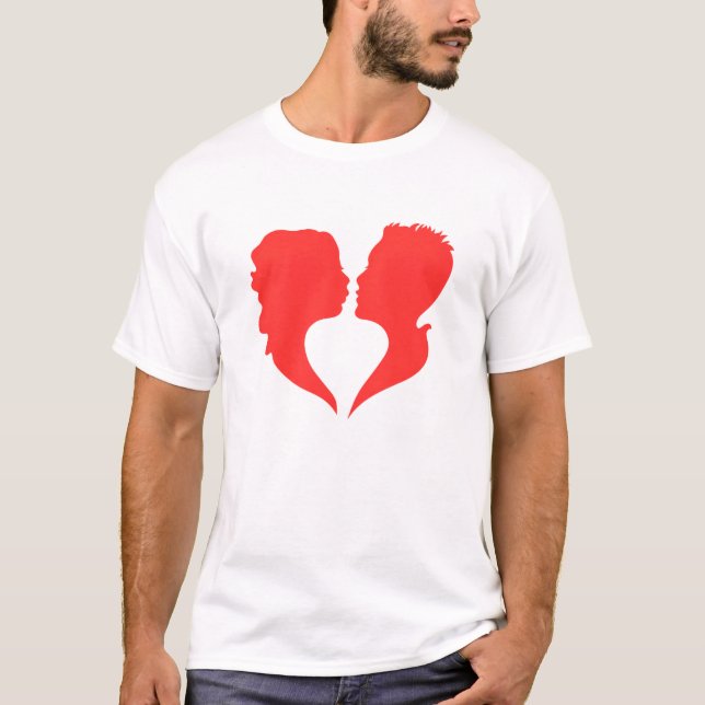 Camiseta La forma del amor (Anverso)