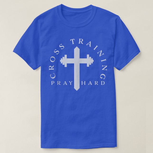 Camiseta La formación cruzada cristiana reza la motivación  (Diseño del anverso)