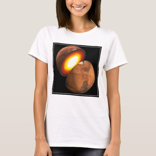 Camiseta La Formación De Cuerpos Rocosos En El Sistema Sola (Anverso)