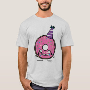 Camiseta La formación de hielo del rosa del buñuelo del