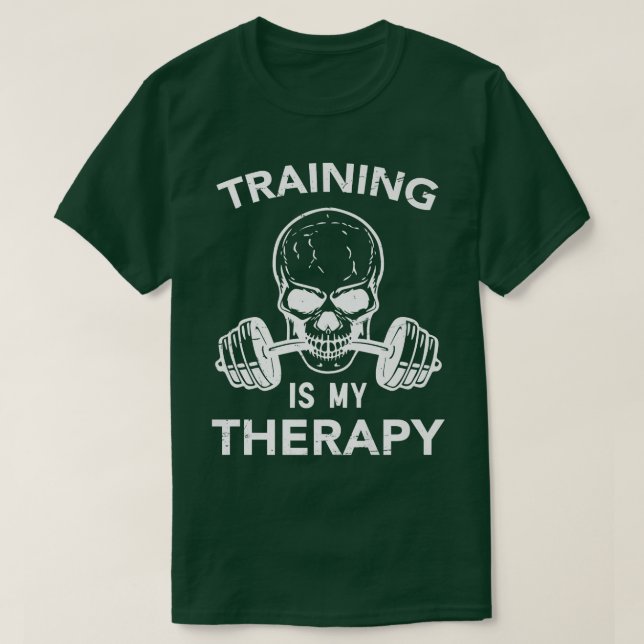 Camiseta La Formación Es Mi Terapia, Mi Gimnasio De Entrena (Diseño del anverso)