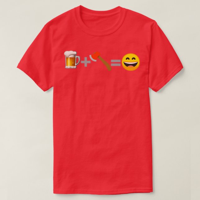 Camiseta La fórmula de la felicidad (Diseño del anverso)