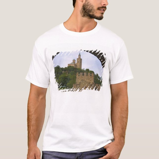 Camiseta La fortaleza medieval de Tsarevets (Anverso)