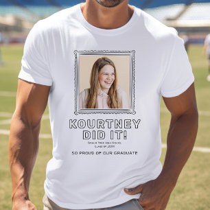 Camiseta ¡La Foto Moderna Lo Hizo! Graduado Orgulloso