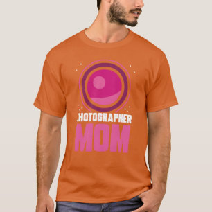 Camiseta La fotógrafa Mamá Cámara Madre Fotografía divertid