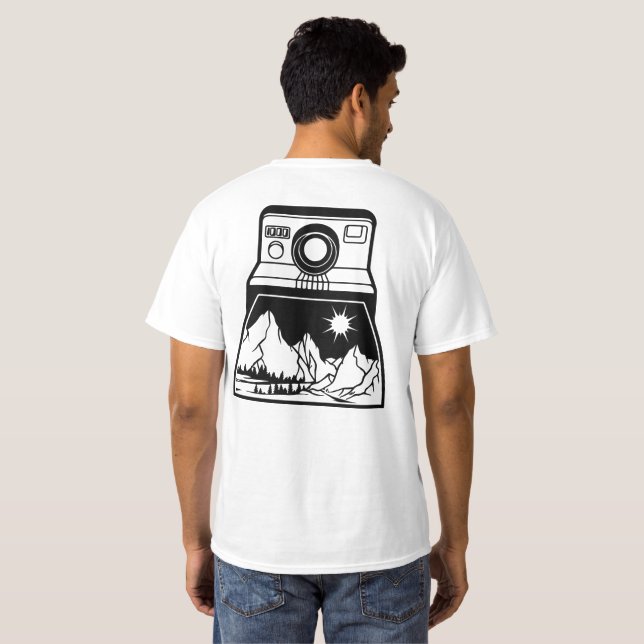 Camiseta La fotografía es una hermosa forma de arte (Reverso completo)