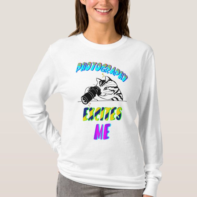 Camiseta La fotografía me emociona (Anverso)