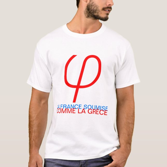 Camiseta La France insoumise ou soumise comme la Grèce tee (Anverso)