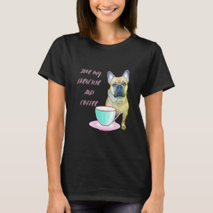 Camiseta La Frenquia Cuta Ama Mi Franquicia Y Café Francés
