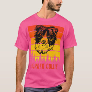 Camiseta La Frontera Collie Dog Ama El Amanecer Para Papá M