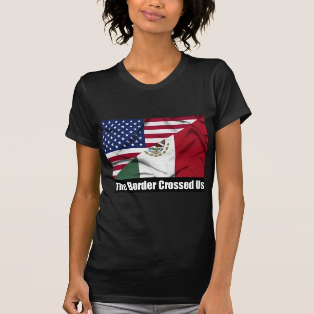 Camiseta La frontera nos cruzó (Anverso)