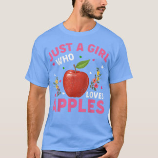 Camiseta La fruta de Apple es divertida sólo un Chica que a