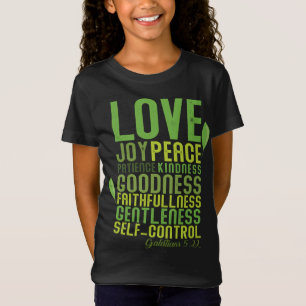Camiseta La Fruta del Espíritu Regala la Biblia Cristiana V
