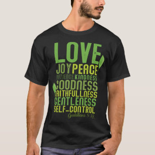 Camiseta La Fruta del Espíritu Regala la Biblia Cristiana V