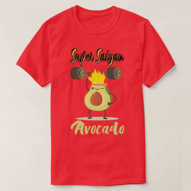 Camiseta La fruta divertida del aguacate (Diseño del anverso)