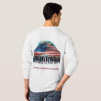 Camiseta La fuerza de los Estados Unidos brilla