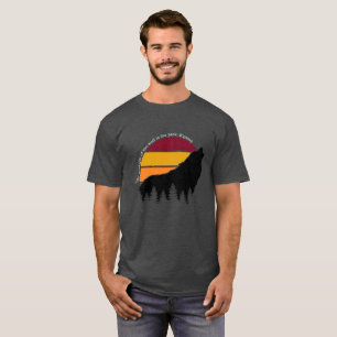 Camiseta La fuerza del lobo es el retro del paquete