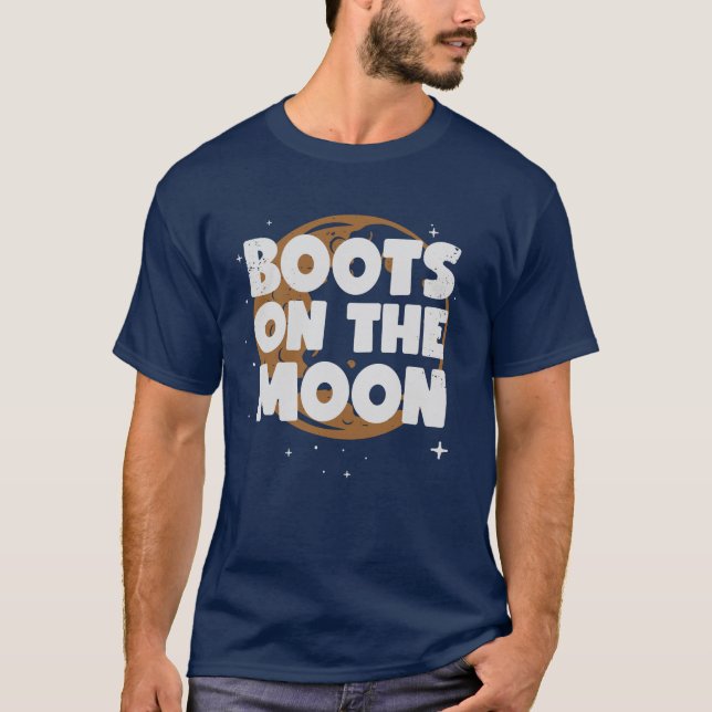 Camiseta La fuerza espacial arranca en la luna (Anverso)