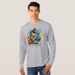 Camiseta La fuerza primordial del básquetbol Men Long Sle