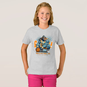 Camiseta La fuerza primordial del básquetbol Niño