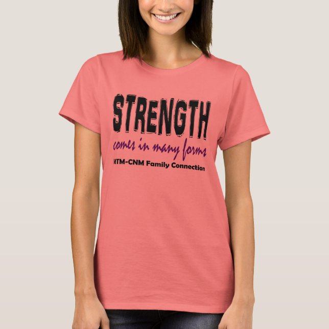 Camiseta - La fuerza viene en muchas formas (Anverso)