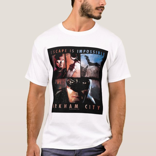 Camiseta La fuga de la ciudad de Arkham es imposible (Anverso)