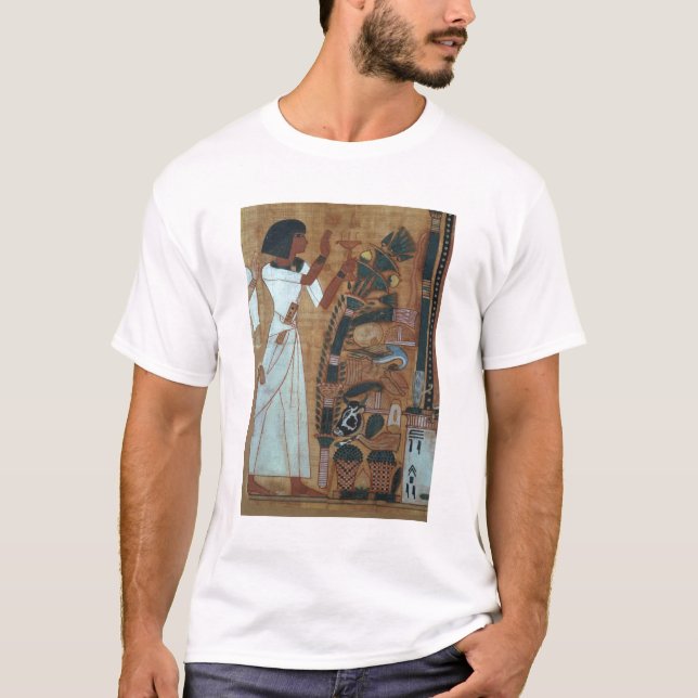 Camiseta La fumigación de Osiris, página del libro del th (Anverso)