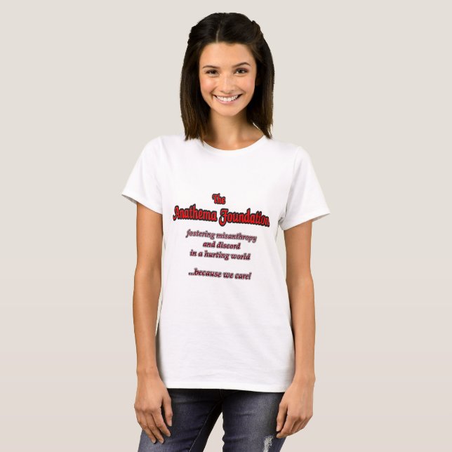Camiseta la fundación del anatema (Anverso completo)