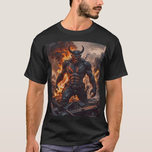 Camiseta La furia del titanio incendiario (Anverso)